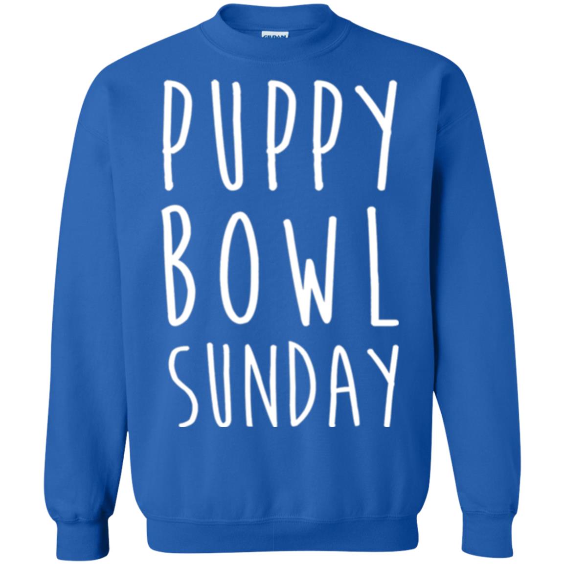 Football Dog Lover T-shirt Puppy Bowl Sunday T-shirt Royal