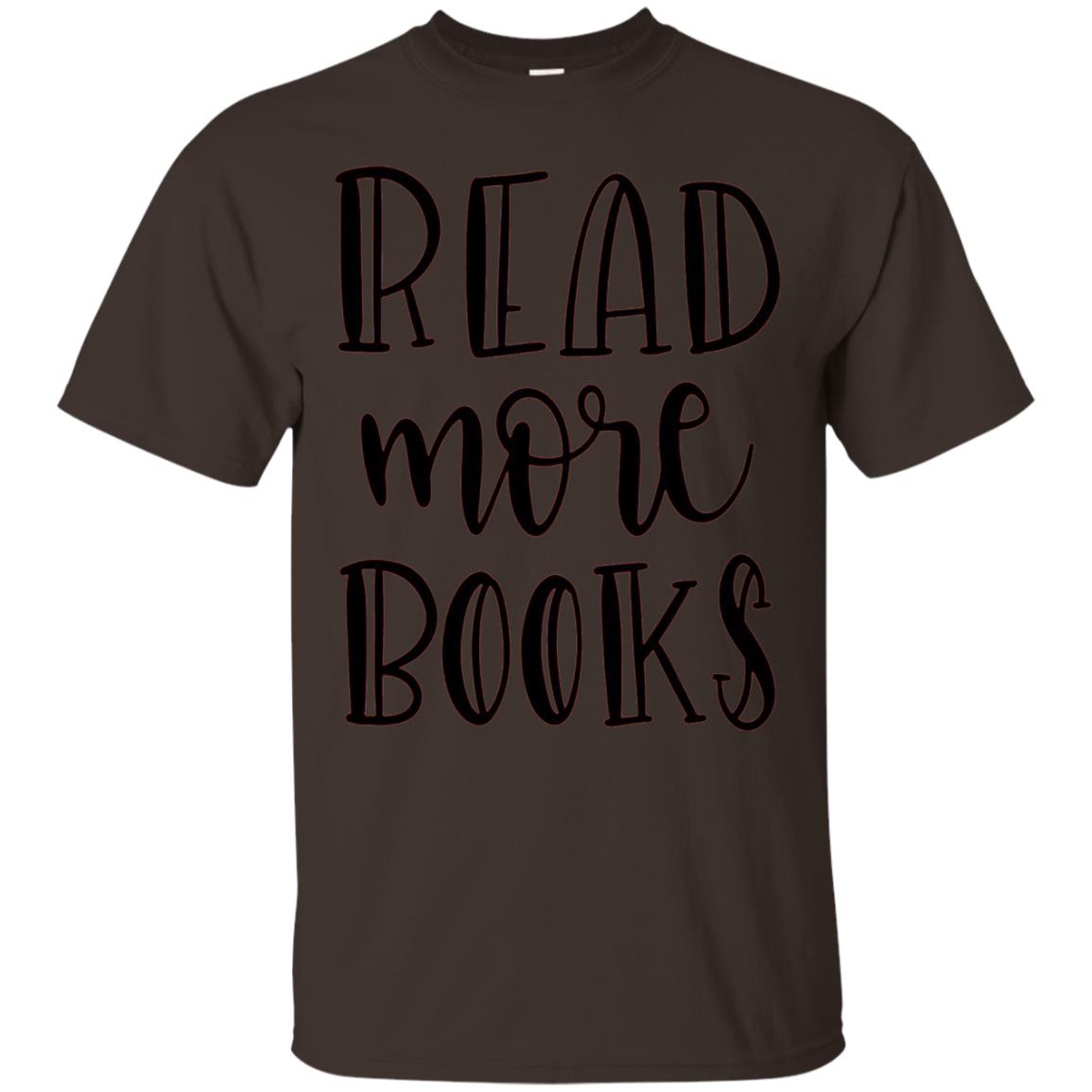 Read More Books Reading Book T-shirt Dark Chocolate