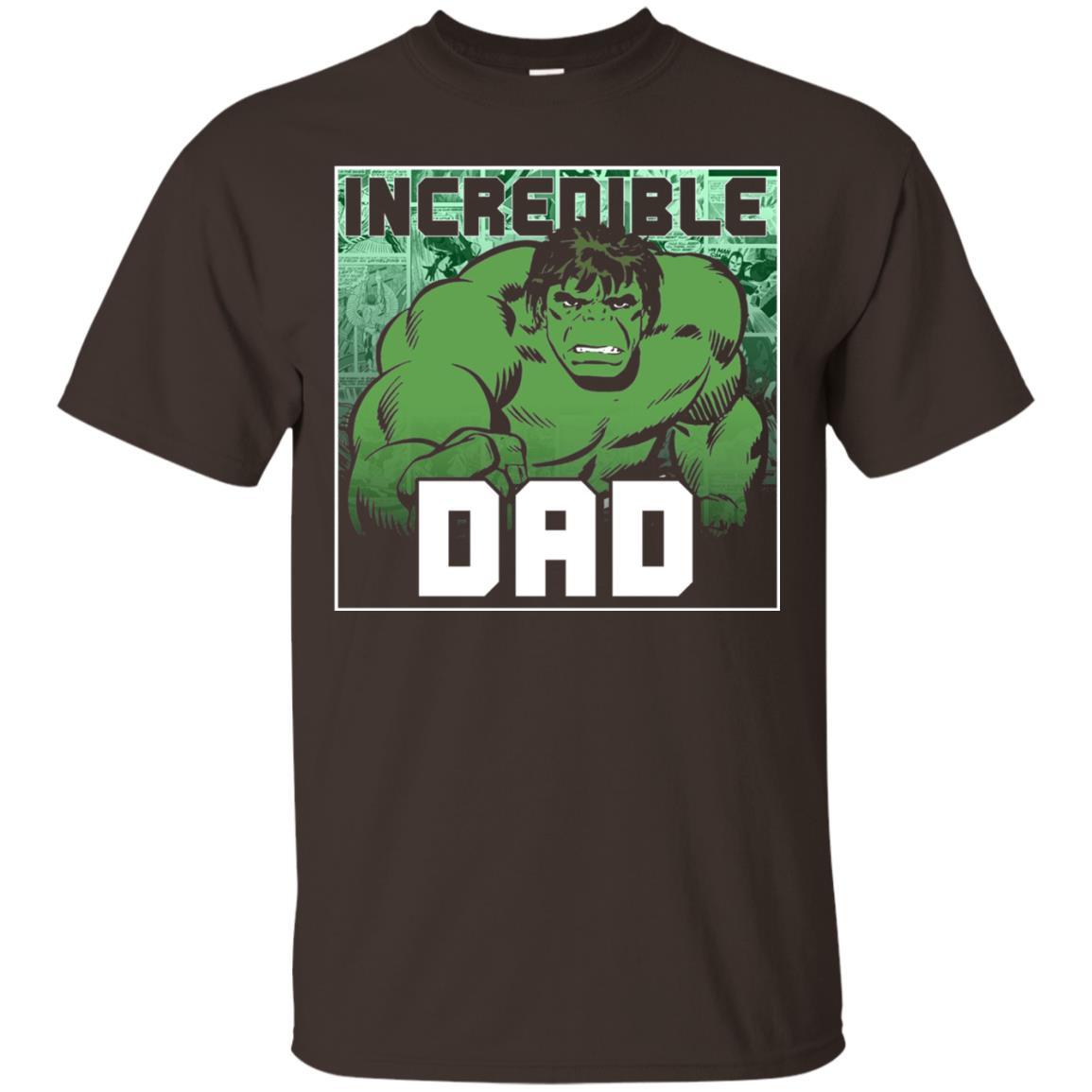 Daddy T-shirt Incredable Dad Dark Chocolate