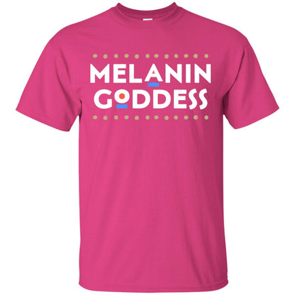 Melanin Goddess African T-shirt Black Girl Poppin_ Heliconia