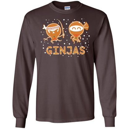 Christmas T-shirt Ginjas Dark Chocolate