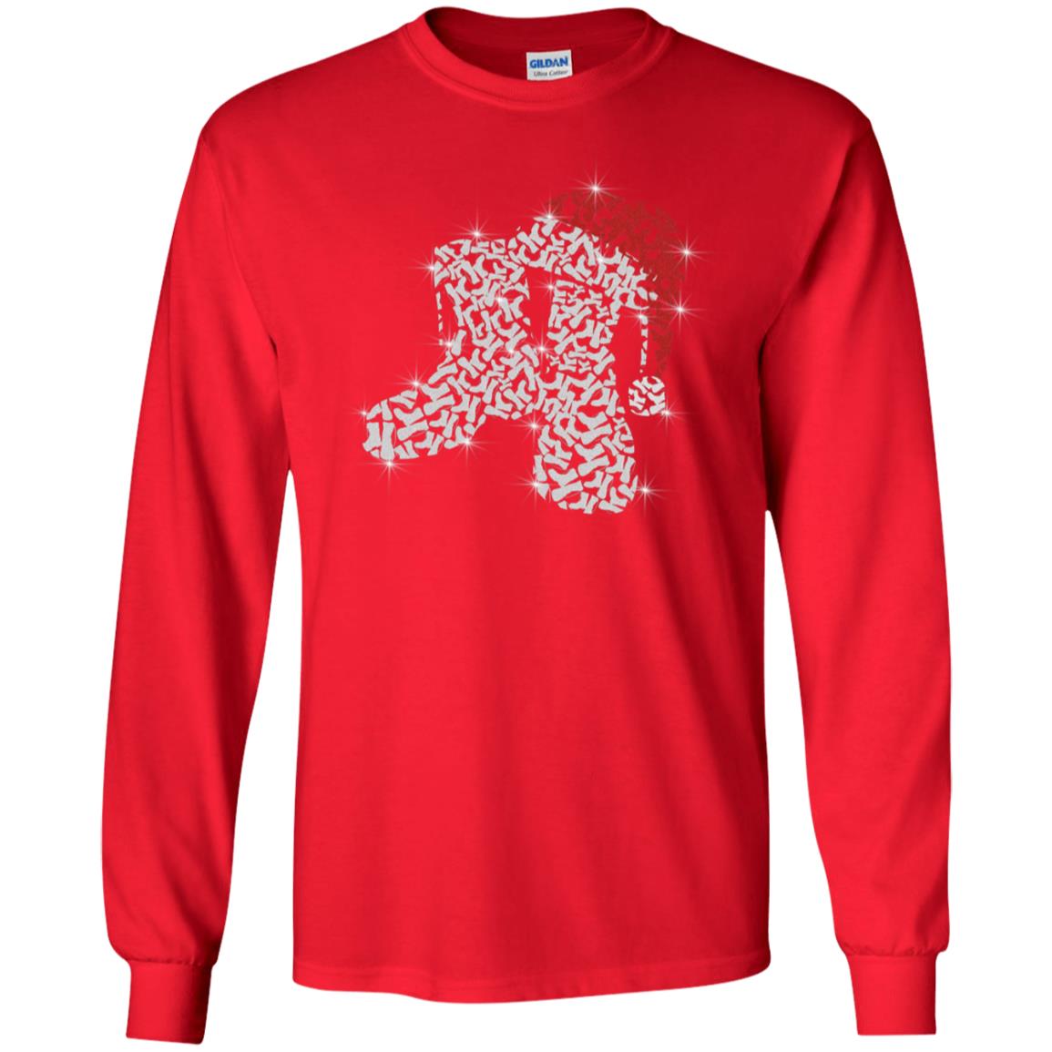 Veteran Boot With Santa Hat Merry Christmas Gift Shirt For Mens Womens Red