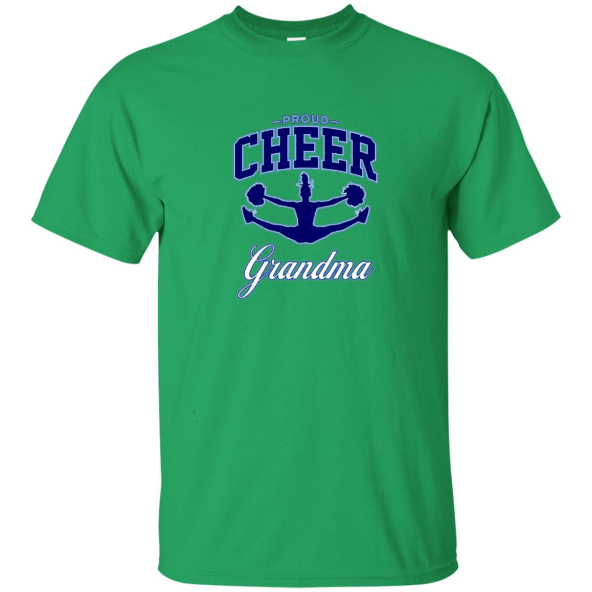 Proud Cheer Grandma Mama Shirt Irish Green