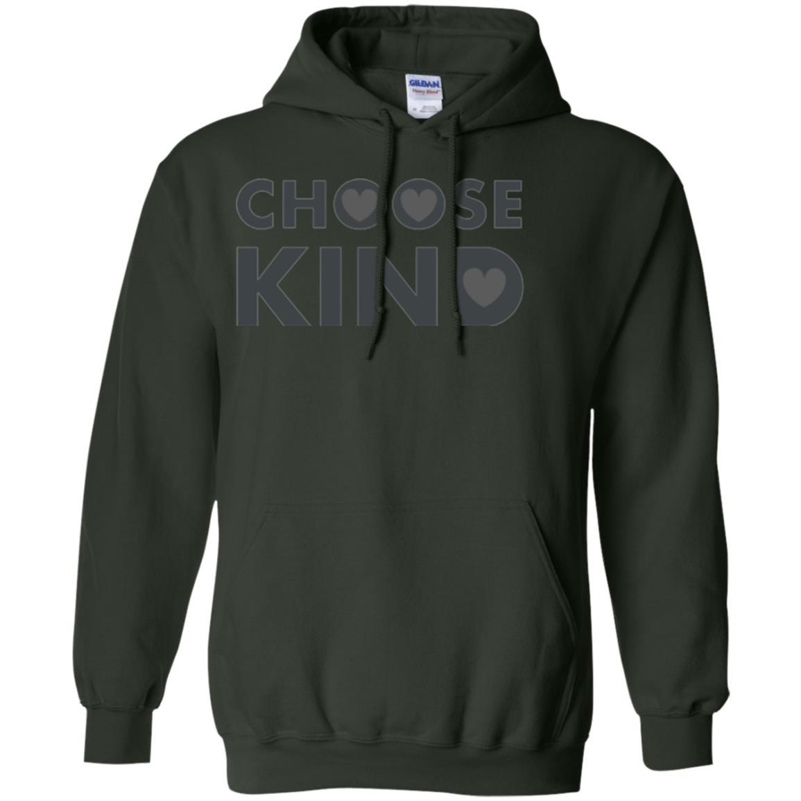 Anti Bullying T-shirt Choose Kind Forest Green