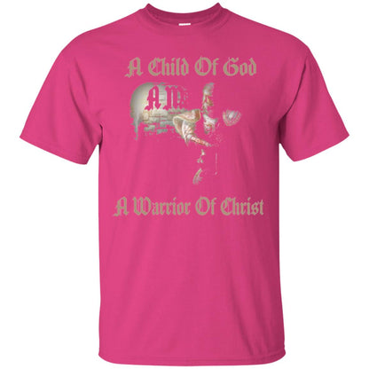 Crusader Knights Templar T-shirt A Child Of God Heliconia
