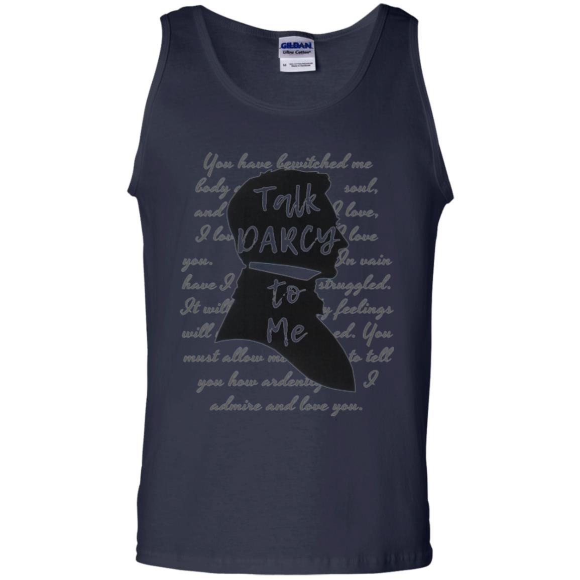 Funny Bookworm T-shirt Talk Darcy To Me Navy