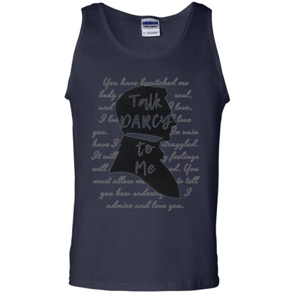 Funny Bookworm T-shirt Talk Darcy To Me Navy