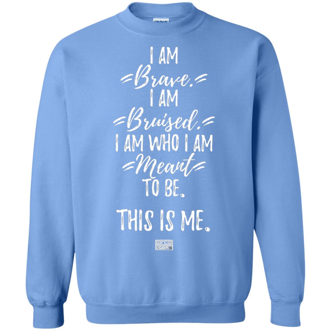 Brave This Is Me Proud Musical Theatre Performer T-shirt Carolina Blue