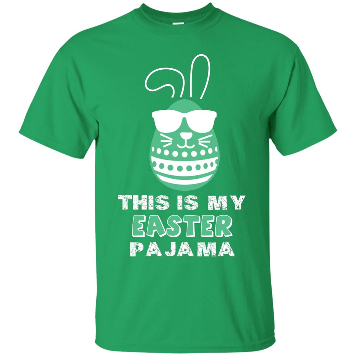 This Is My Easter Pajama Funny Easter T-shirt Irish Green