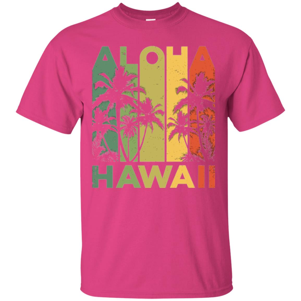 Vintage Hawaiian Islands T-shirt Heliconia