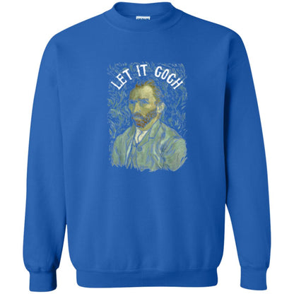 Artist T-shirt Vincent Van Let It Gogh Royal