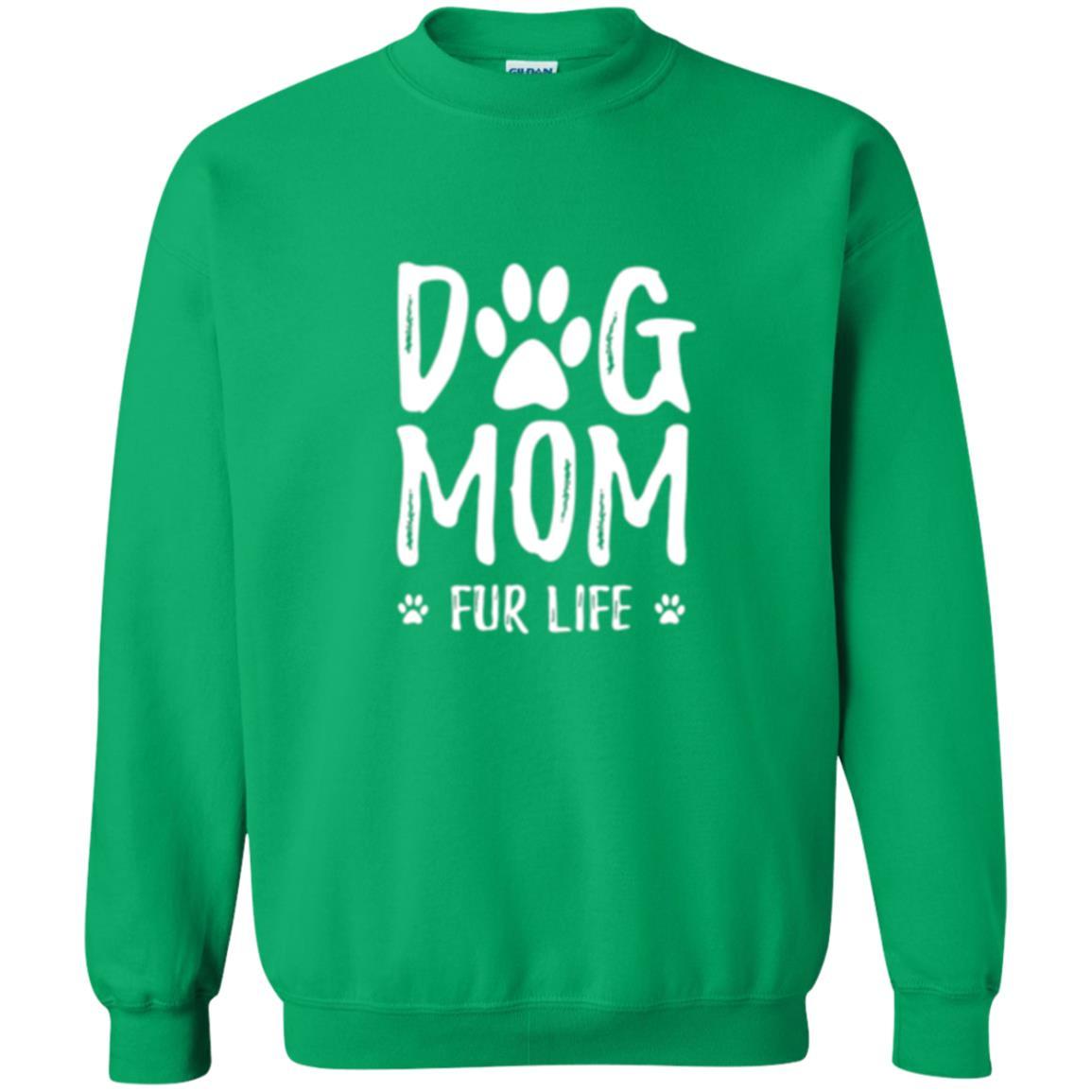 Dog Lover T-shirt Dog Mom Fur Life T-shirt Irish Green