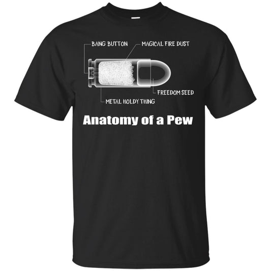 Bullet T-shirt The Anatomy Of A Pew Black