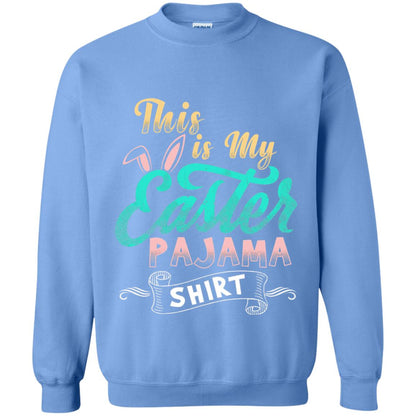 Easter T-shirt This Is Easter Pajama Shirt Carolina Blue