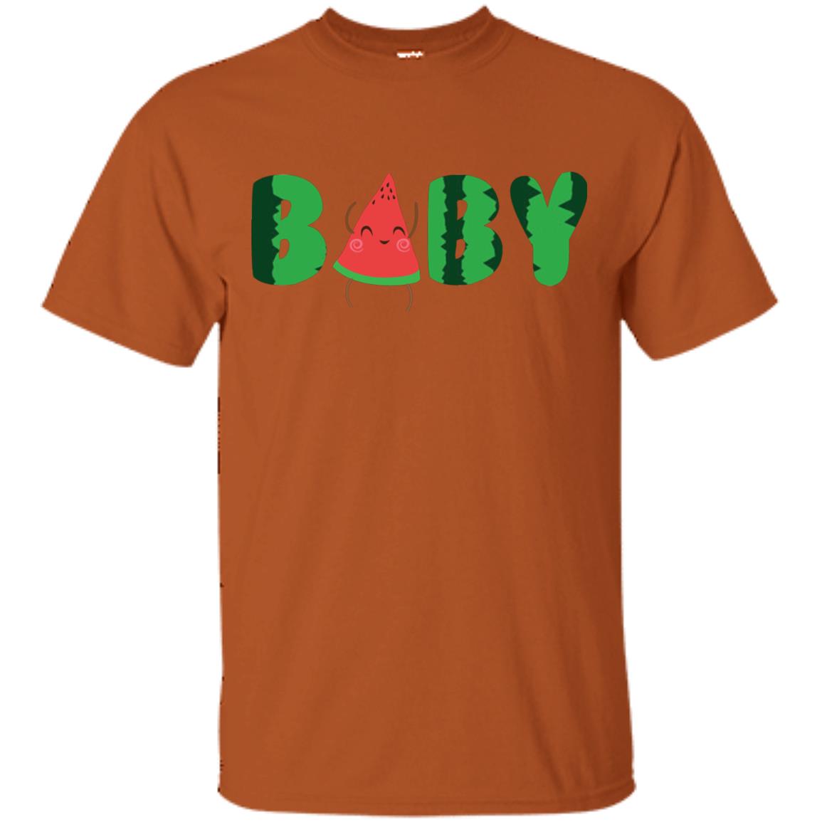 Baby Watermelon Funny Summer Melon Fruit Shirt For Baby Kids Texas Orange