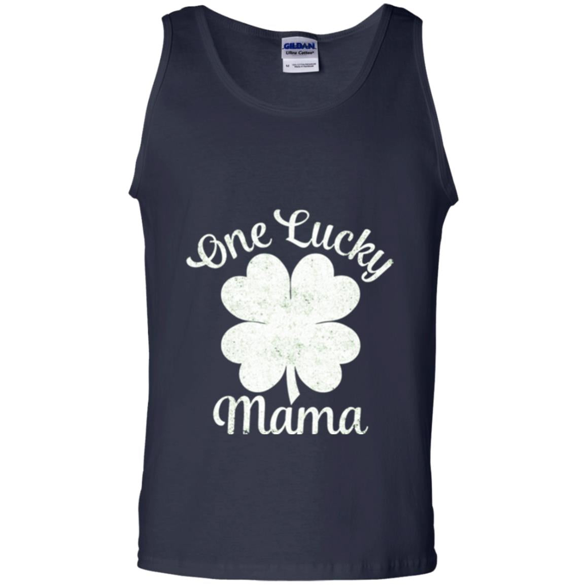 One Lucky Shamrock Mama St. Patrick's Day T-shirt Navy