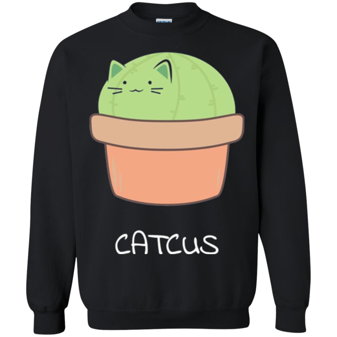 Cat Lovers T-shirt Catcus Black