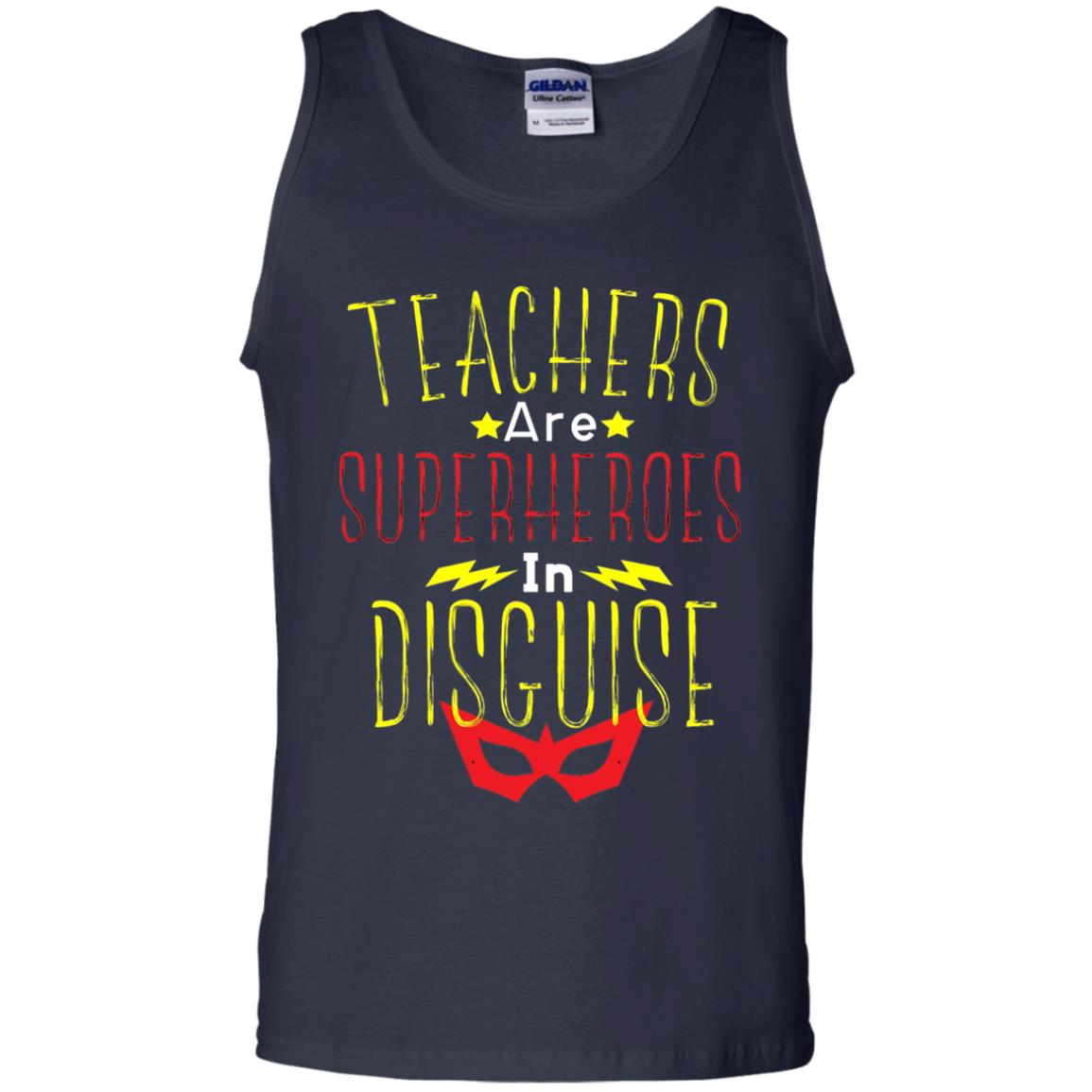 Teacher Super Hero In Disguise T-shirt Teacher Navy