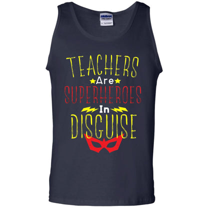 Teacher Super Hero In Disguise T-shirt Teacher Navy