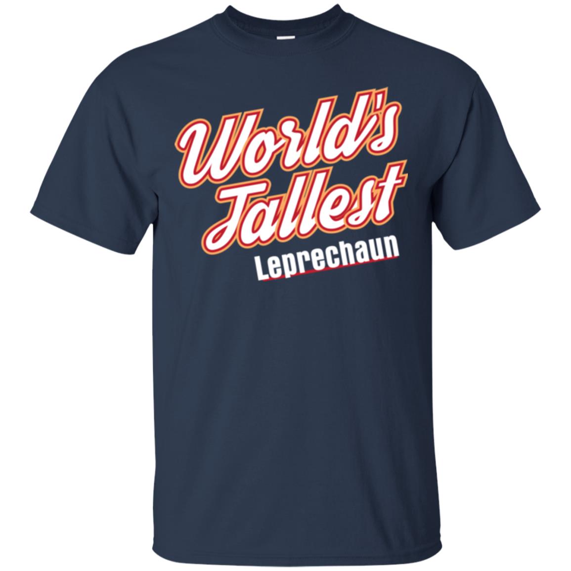 St. Patrick's Day T-shirt World's Tallest Leprechaun Navy