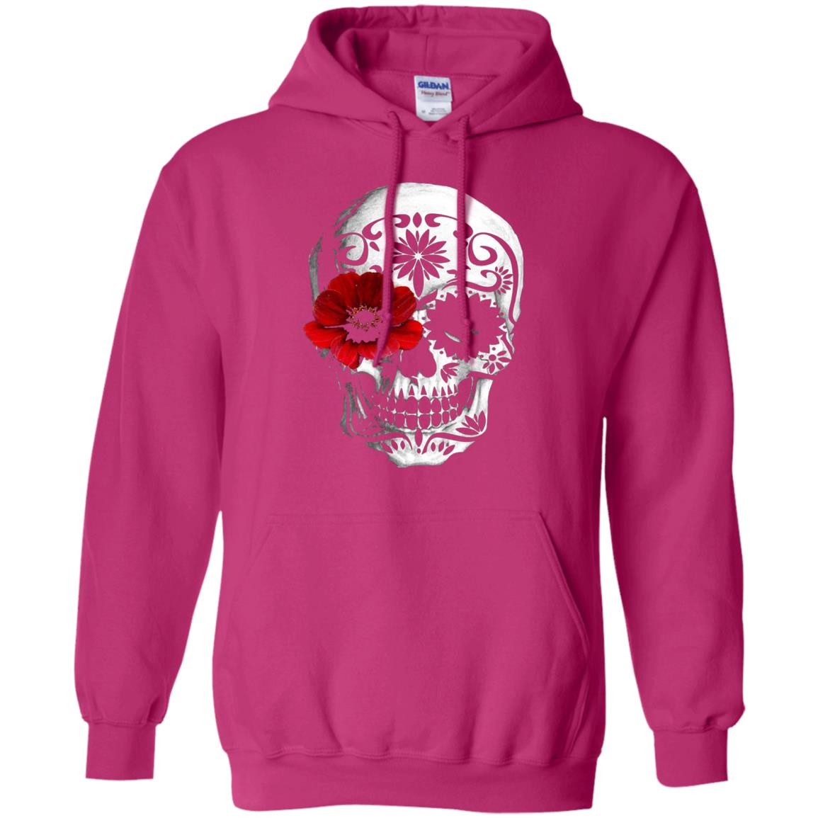 Day Of The Dead Sugar Skull Cinco De Mayo Shirt Heliconia