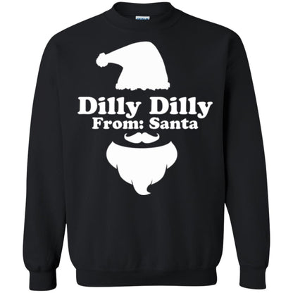 Christmas T-shirt Dilly Dilly From Santa Black