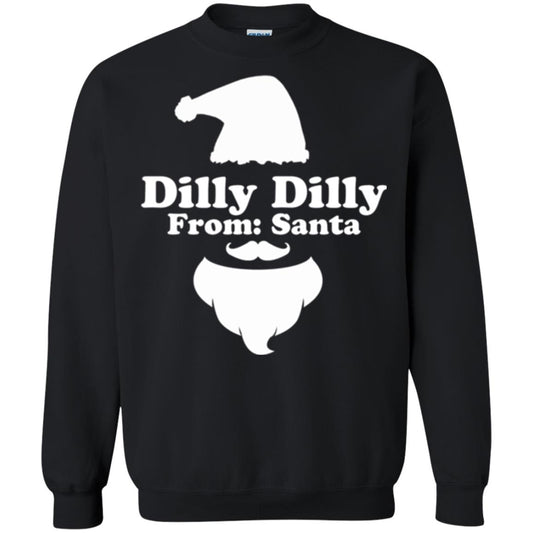 Christmas T-shirt Dilly Dilly From Santa Black