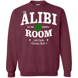 Wine Lovers T-shirt The Alibi Room Est.1963 Chicagoil Irish Drinks Russian Chick