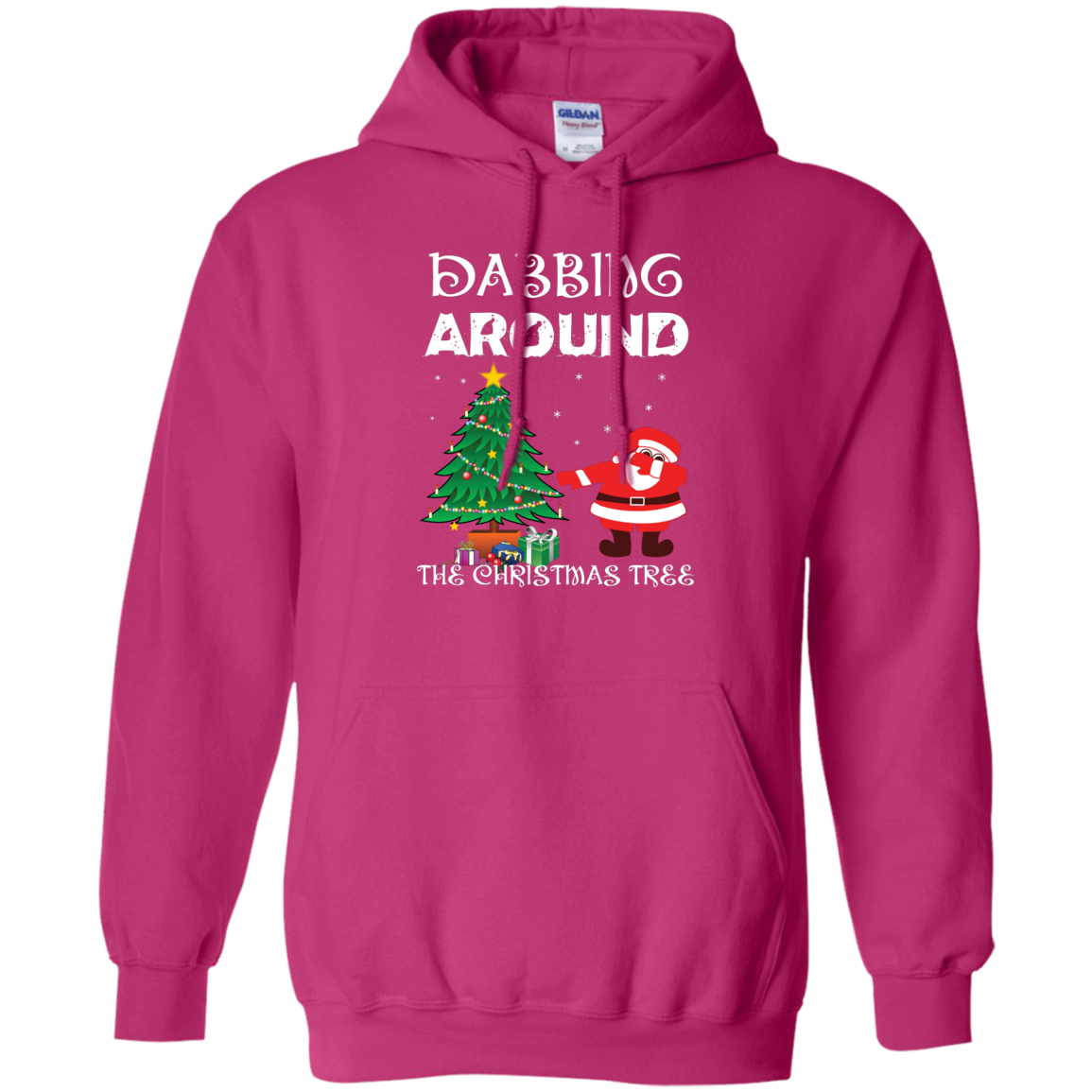 Christmas T-Shirt Dabbing Around The Christmas Tree Heliconia