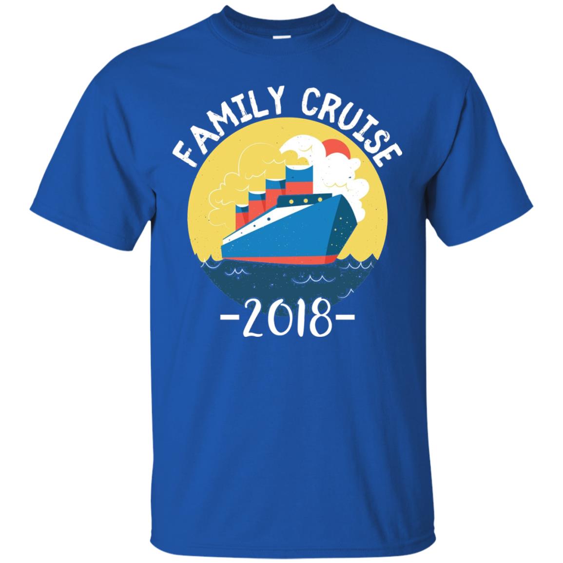 Summer Holiday T-shirt Family Cruise 2018 Royal