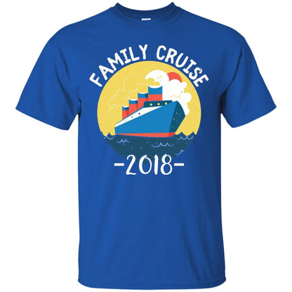 Summer Holiday T-shirt Family Cruise 2018 Royal