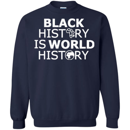 Black History Is World History T-shirt Navy