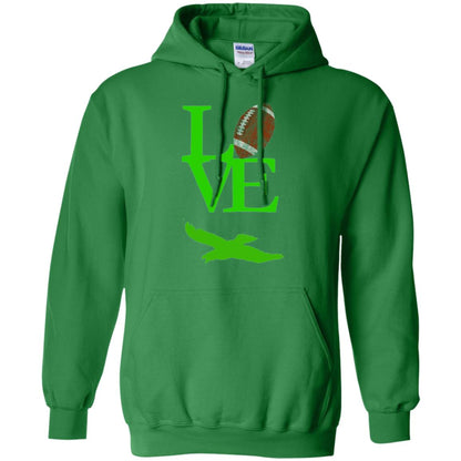Football Lover T-shirt Love Football Flying Bird T-shirt Irish Green
