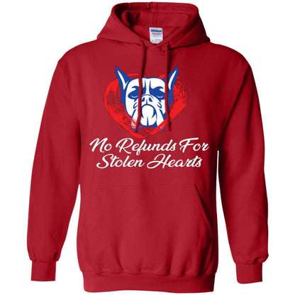 Dog Lover T-shirt No Refunds For Stolen Hearts Red