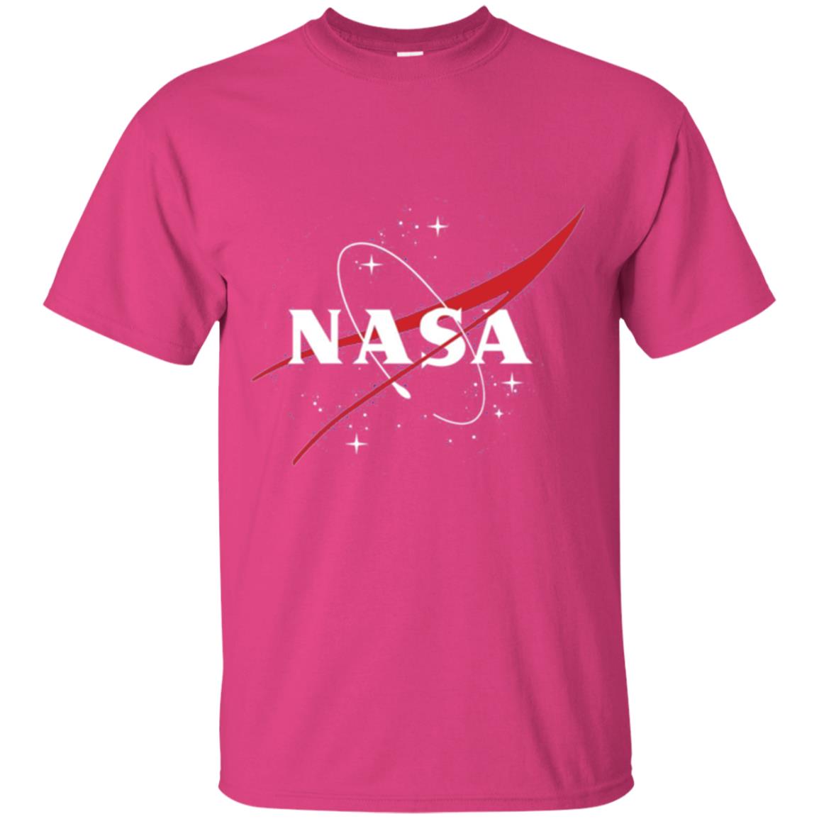Nasa Full Blue Logo Graphic T-shirt Heliconia