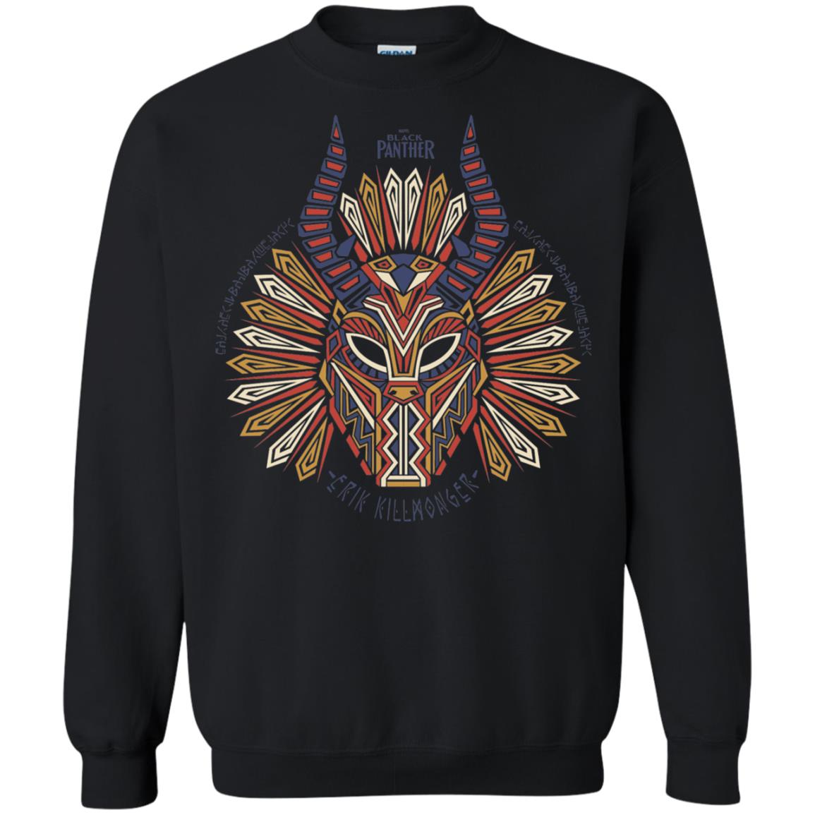 Black Panther Movie Geo Killmonger Movie Lover T-shirt Black