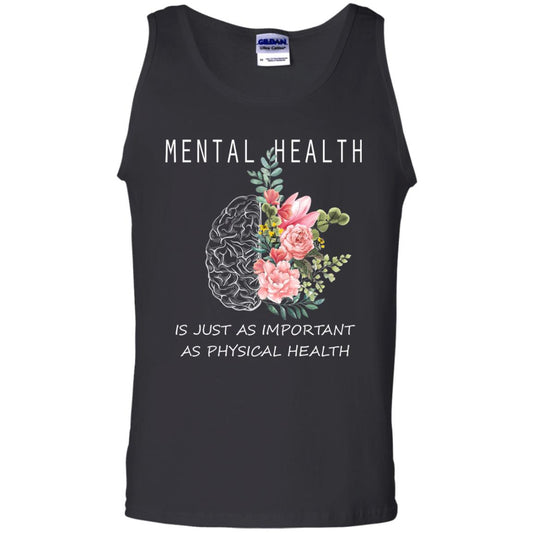 Mental Health Just As Important As Physical Health Shirt Black