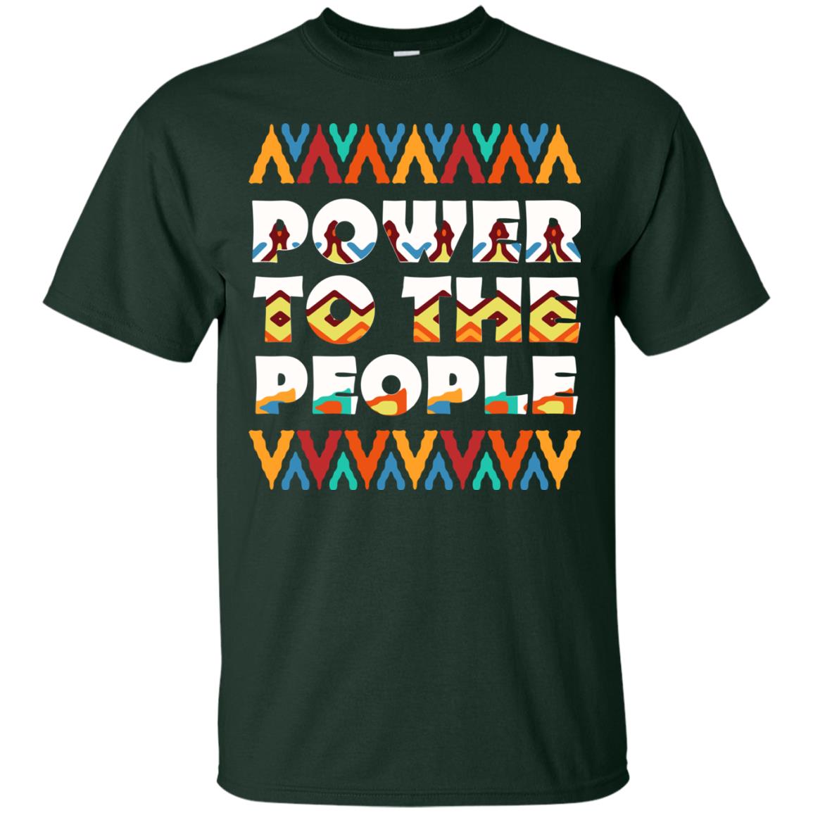 African American T-shirt Power To The People Forest