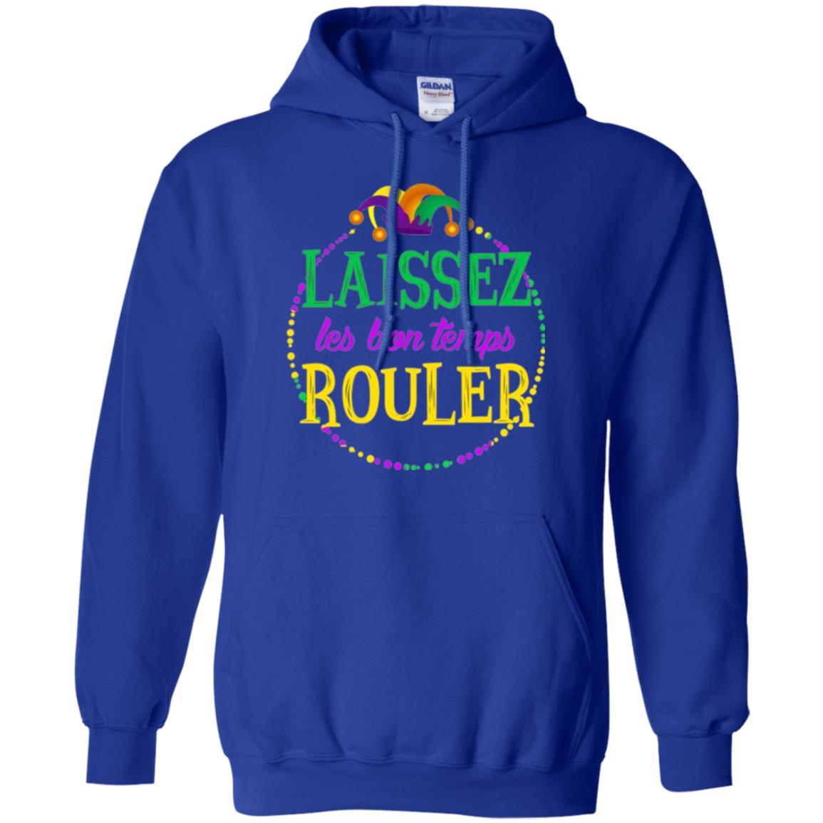 Mardi Gras T-shirt Laissez Les Bon Temps Rouler Royal