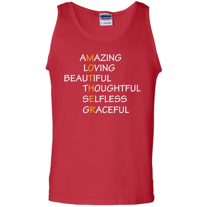 Amazing Loving Beautiful Thoughtful Selfless Graceful Mother Red