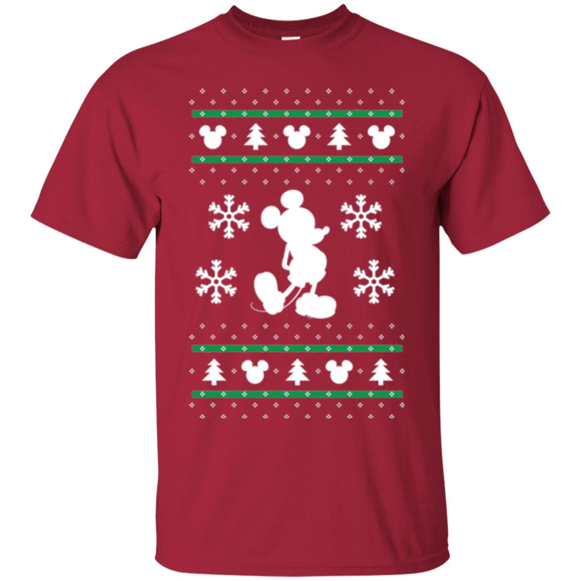 Christmas T-shirt Mickey Mouse Cardinal