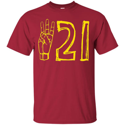 World Down Syndrome Day March 21 T-shirt Cardinal