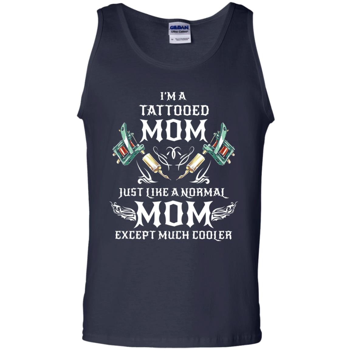 Funny Tattoo Mom Shirt I Am Tattooed Mom Navy