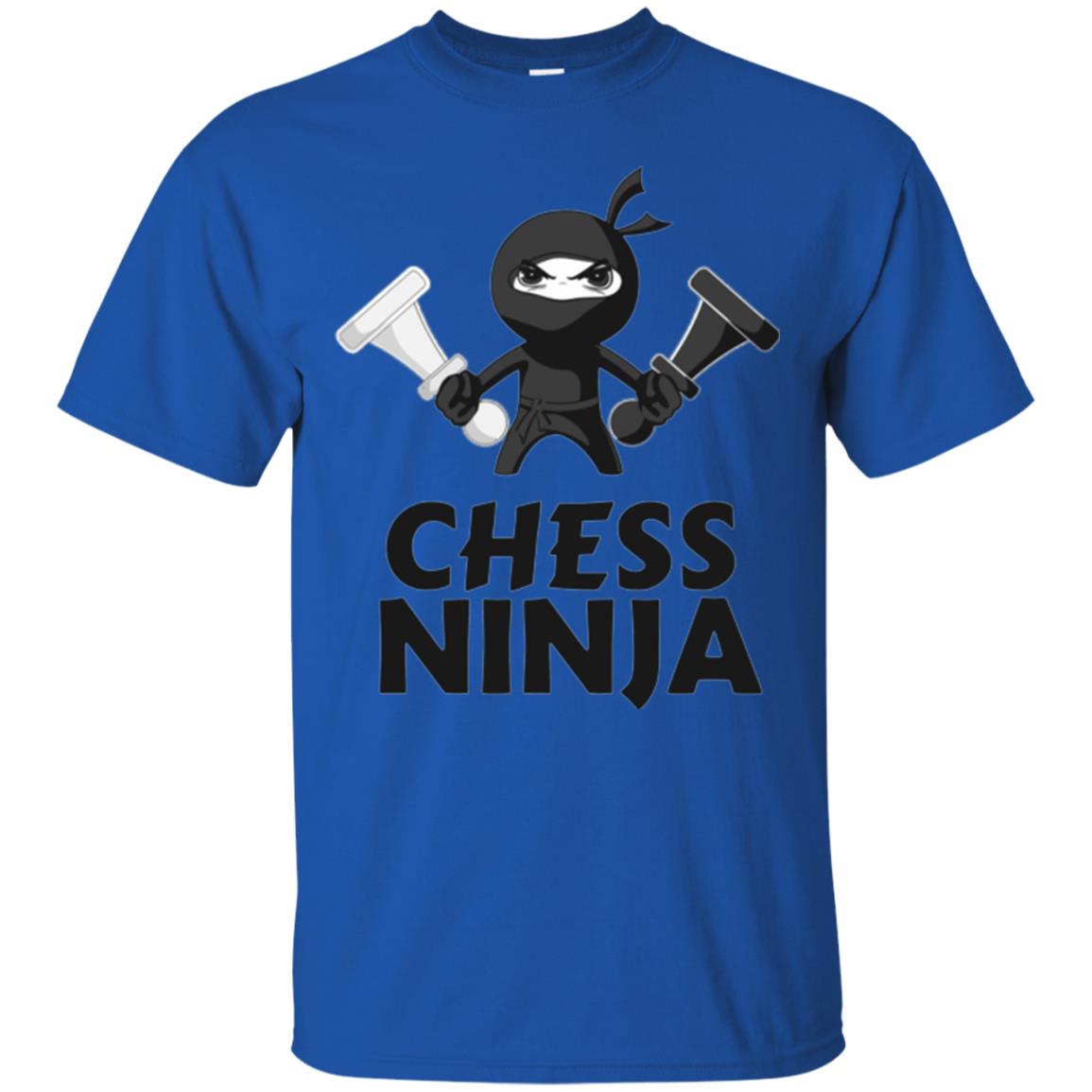 Funny Chess Ninja T-shirt Royal