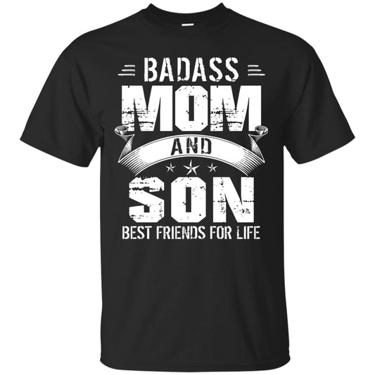 Mom And Son Best Friends For Life Family Shirt Black