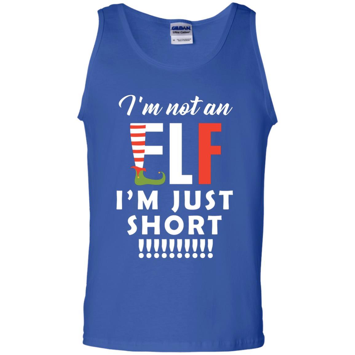 Christmas T-shirt I'm Not An Elf I'm Just Short Royal