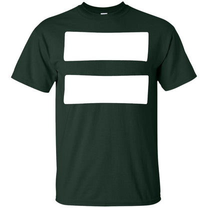 Equals Sign T-shirt Equality Symbol Feminism Forest Green