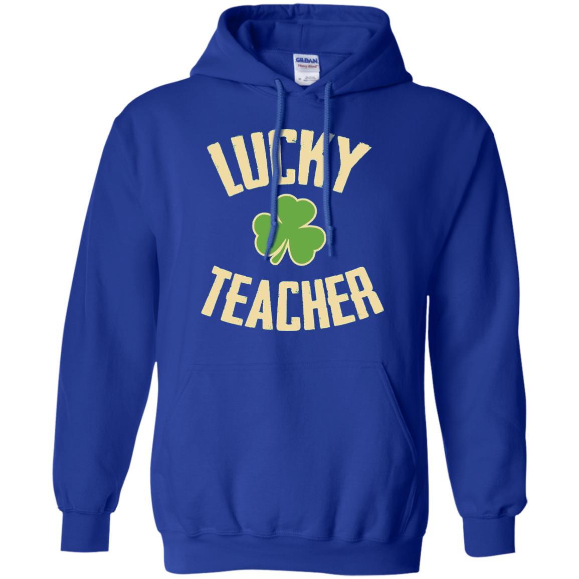 Lucky Teacher Shirt St. Patrick_s Day T-shirt Royal