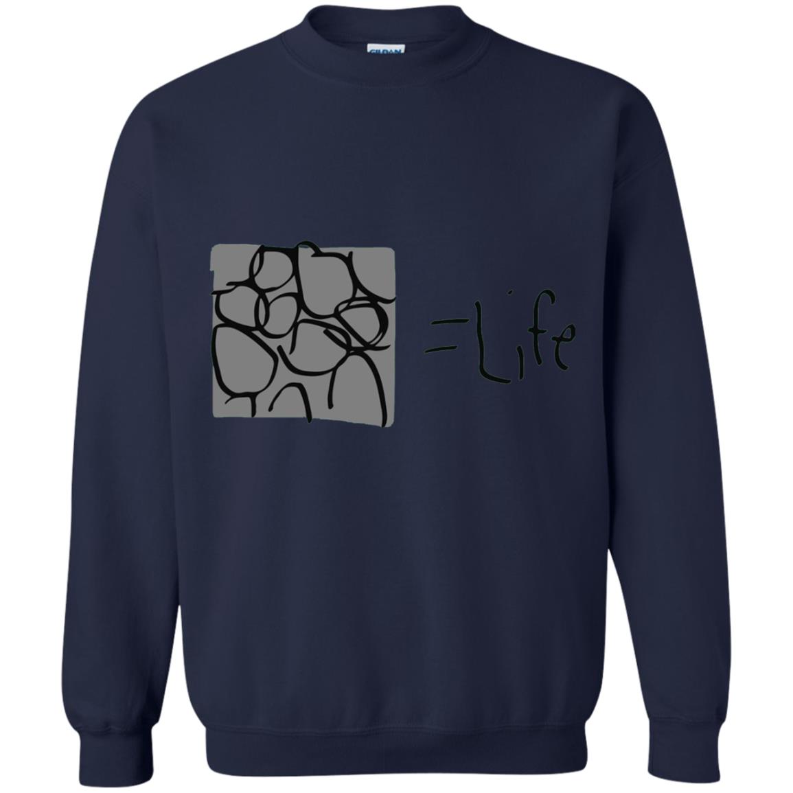 Cobblestone Equals Life Video Game Gamers Shirt Navy