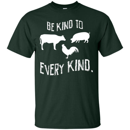 Be Kind To Every Kind Kindness Vegetarian Animal Lovers Gift Shirt Forest